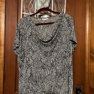 Zebra Print Women's Top